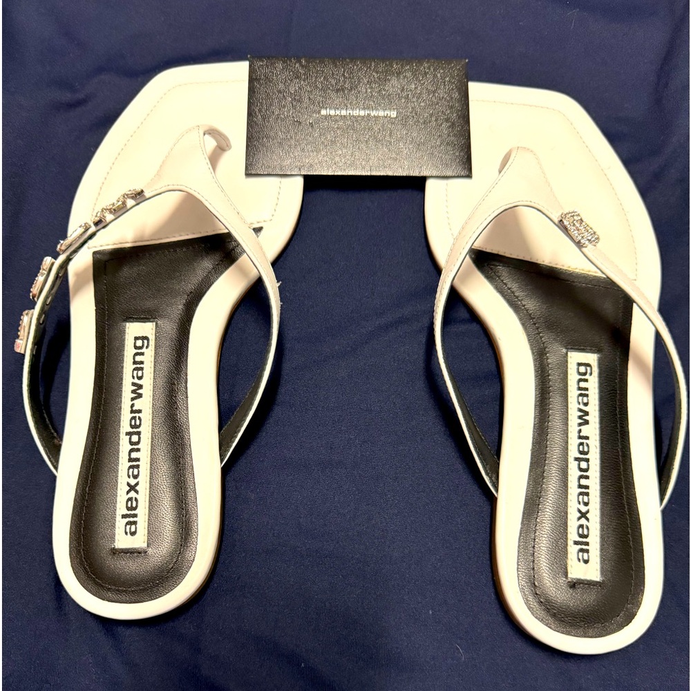 Alexander Wang Black and White Sandals
